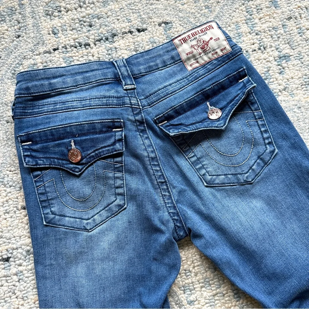 True Religion Joey Mid Rise Flare Jean - Picture 3 of 5